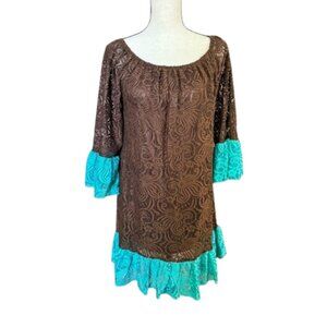023.‎ Lady’s World Lacy Slinky Dress L